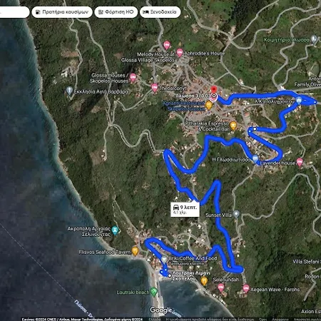 Lägenhet Skopelos Glossa's Maisonette